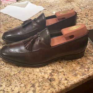 Italian leather, tassel loafer